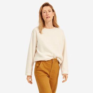Everlane ReNew Fleece sz Medium in Bone